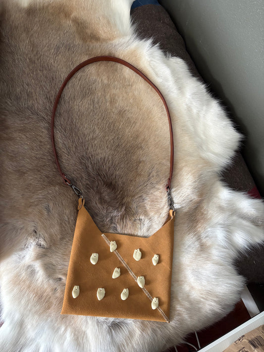 Elk tooth purse