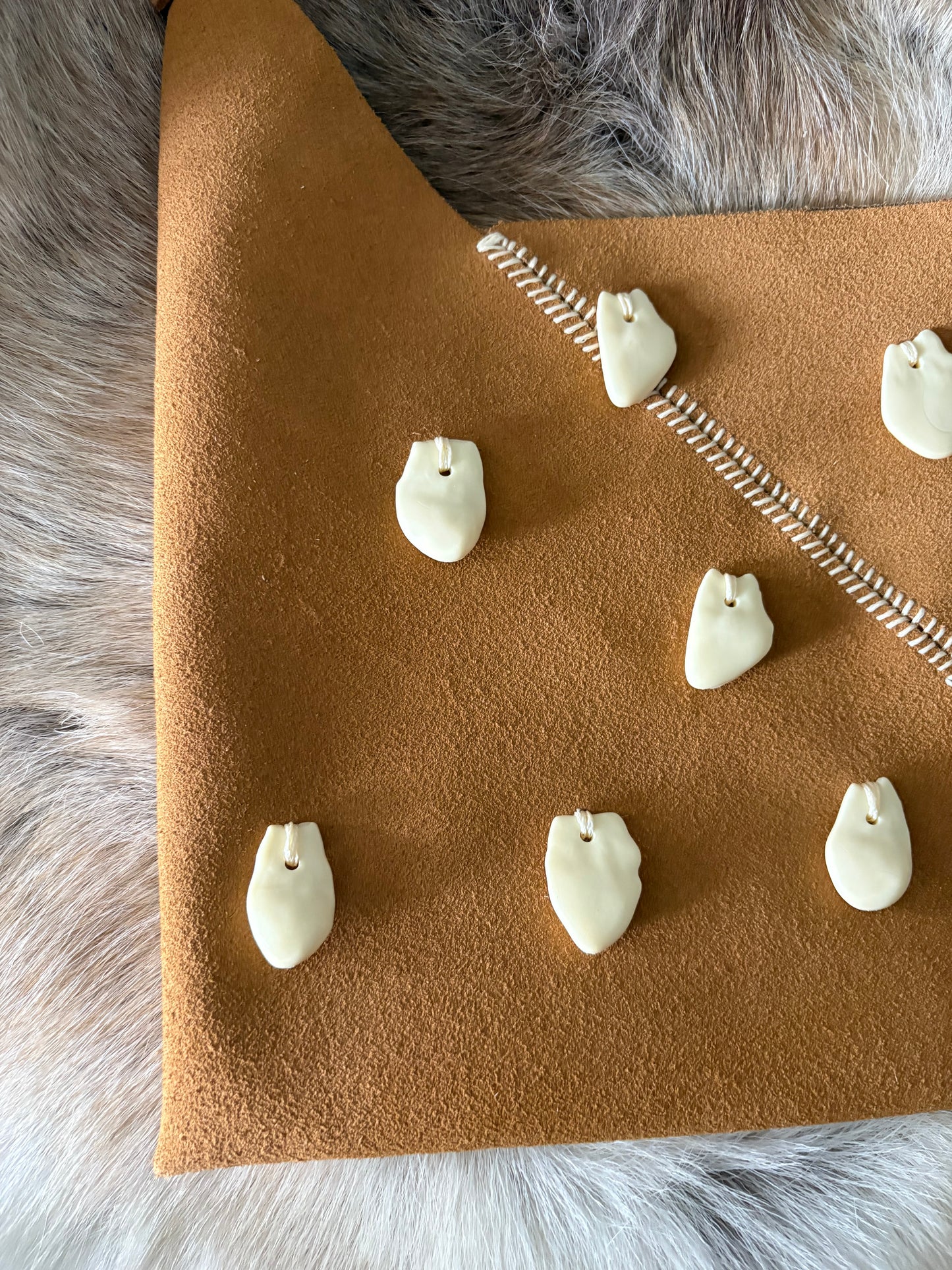 Elk tooth purse